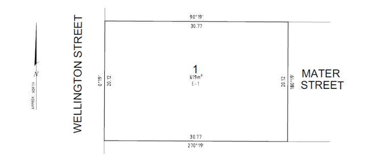 Lot drawing of Mater Street Collingwood 