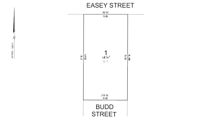 Image of Budd Street Collingwood, Lot 1 for Road Discontinuance